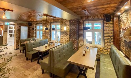 AUDAC Audiobeschallung im Knossos Palast Restaurant in Potsdam