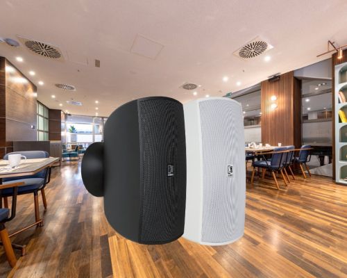 Audac Lautsprecher im Restaurant