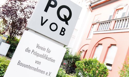 Präqualifikation für Bauaufträge