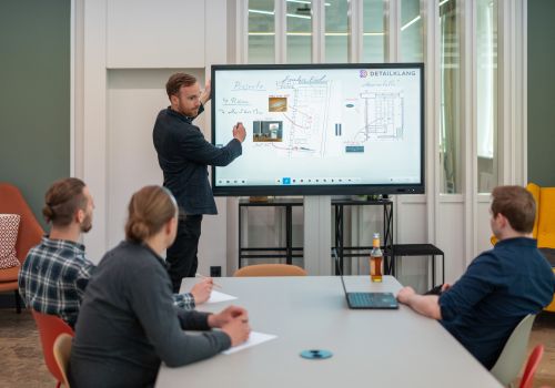 Teammeeting im Konferenzraum