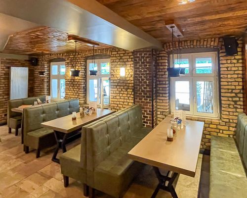 AUDAC Audiobeschallung im Knossos Palast Restaurant in Potsdam